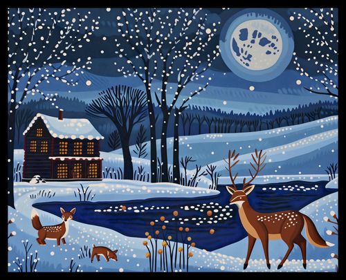 Plakat 50x40cm Przyszła Zima na Arena.pl