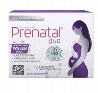 3x Prenatal DUO 30tabl.(+60kaps.) NA 3 MIESIĄCE