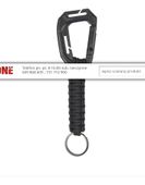 Keyholder black brelok z karabińczykiem i paracordem Mil-Tec