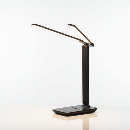 Lampka Biurkowa LED Podwójna Kreślarska Regulowana Dotyk Szkolna Na na Arena.pl