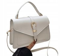 Torebka Damska Biała Elegancka Kuferek Kopertówka Usztywniana Ślub Impreza