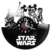 Zegar ścienny z płyty winylowej Star Wars 565.14