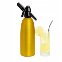Przenośny QUICK SODA MAKER Syfon Saturator do wody gazowanej 1L Złoty ART