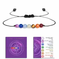 Bransoletka czakramy 7 CZAKR kamienie naturalne