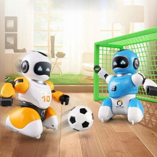 FOOTBALL ROBOT 2 STEROWANE ROBOTY KNABO GRAJĄCE W PIŁKĘ na Arena.pl