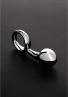 steel plug model 39 mm - stalowa wtyczka intymna do masażu punktu g
