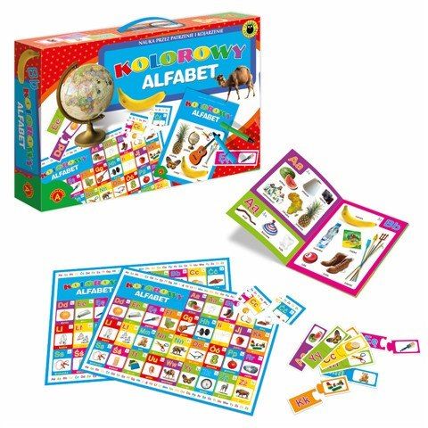 Kolorowy alfabet na Arena.pl