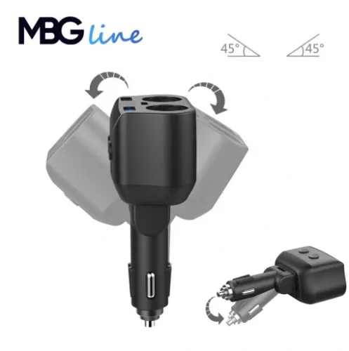 ROZDZIELACZ GNIAZDA ZAPALNICZKI 12-24V 3xUSB QC PD na Arena.pl