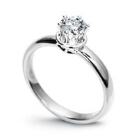 exclusive | cudowny zaręczynowy pierścionek 0,50ct w 18-karatowym złocie