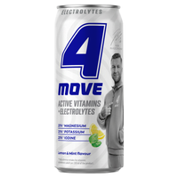 4Move Active Vitamins Gazowany napój o smaku cytrynowo-miętowym 330 ml
