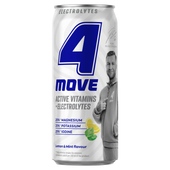 4Move Active Vitamins Gazowany napój o smaku cytrynowo-miętowym 330 ml