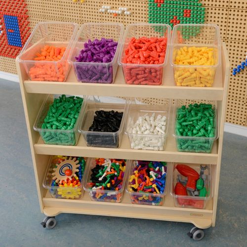 MASTERKIDZ Akrylowe Pojemniki Na Elementy Do Tablicy STEM 6 Sztuk na Arena.pl