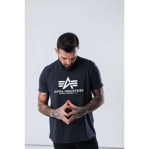 Alpha Industries BASIC T SHIRT 02 NAVY Rozmiar - S na Arena.pl