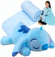 STICH STITCH KOC Przytulanka Kocyk Zestaw 3w1 Maskotka 55 CM Poduszka