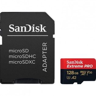 Karta pamięci SanDisk EXTREME PRO 128GB Class 10 U3 V30 SDSQXCY-128G-GN6MA