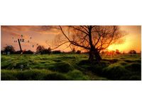 100X40CM ZEGAR WIECZORNA PRZECHADZKA OBRAZ