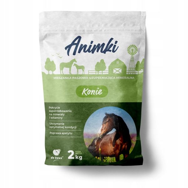 Animki konie 2kg witaminy dla koni DeHeus zdjęcie 1