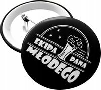 PRZYPINKI PLAKIETKI KOTYLIONY WIECZÓR KAWALERSKI PANIEŃSKI PANA MŁODEGO WK1