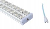 ŚWIETLÓWKA LED 60cm 36W Listwa Oprawa NATYNKOWA Biała ZIMNA 3497