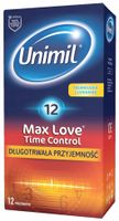 UNIMIL Max Love Prezerwatywy Mocno Opóźniające Lidokaina 12szt