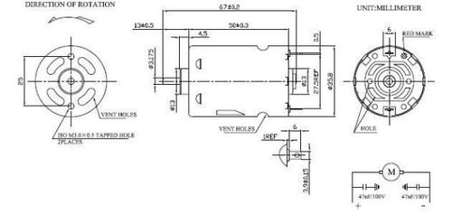 Silnik SWIFT 500 12V na Arena.pl