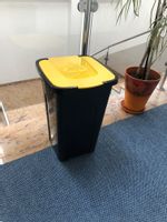 Kosz do segregacji śmieci Sortix 50L plastik żółty