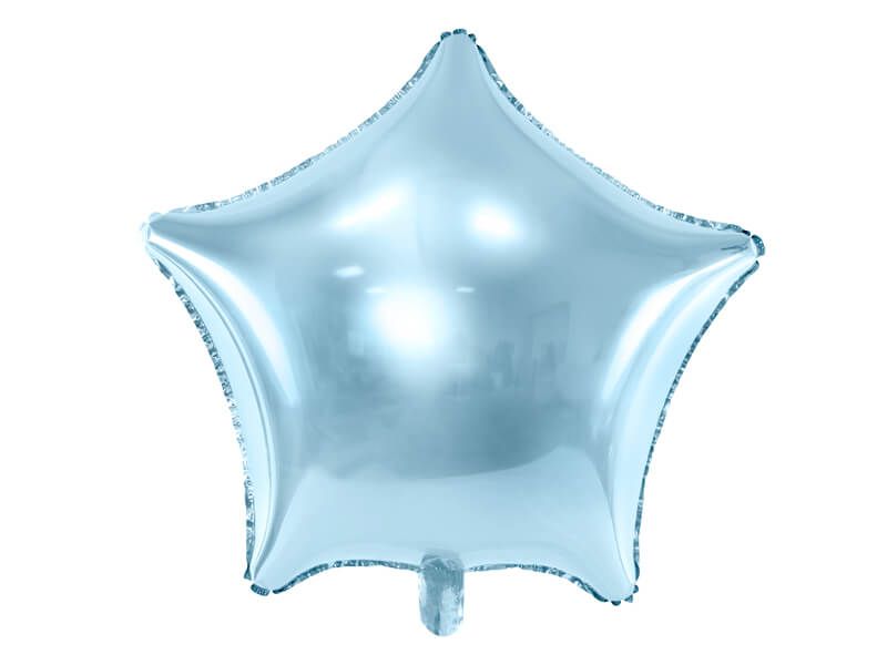 Balon foliowy gwiazda niebieski, 48 cm zdjęcie 1