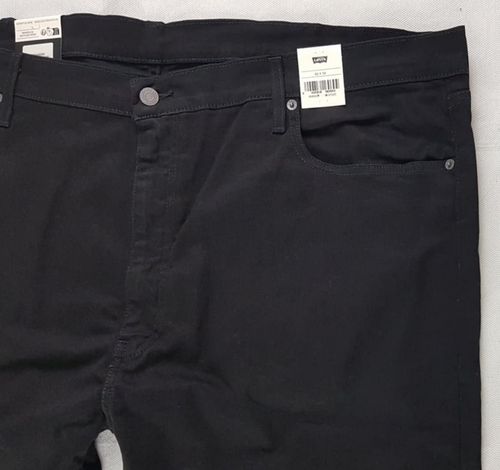 Męskie jeansy Levi's 502 Taper Stretch Big&Tall 596840009 czarne - W48/L34 na Arena.pl