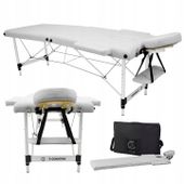 Stół Masażu Łóżko Kosmetyczne Składany Leżanka Aluminiowy 2 -Segmentowy