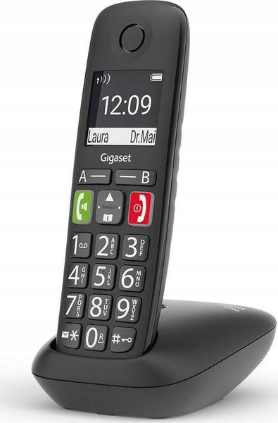 Telefon stacjonarny GIGASET E290 Czarny zdjęcie 6