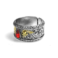 Blood Angels | Rozmiar Regulowany | Metal | Pierścień | Warhammer 40k