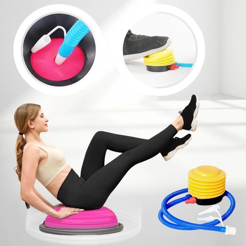 Platforma Do Balansowania Różowa Piłka Do Ćwiczeń Trener Równowagi na Arena.pl