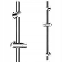DRĄŻEK DO NATRYSKU PRYSZNICOWY NATRYSKOWY FI 25 CHROM z uchwytem przesuwnym