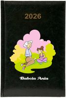 Kalendarz A5 2026 tygodniowy TERMINARZ KSIĄŻKOWY NA DZIEŃ BABCI Z IMIENIEM