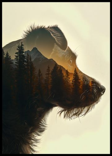 Plakat 50x70cm Psi Duch Lasu na Arena.pl