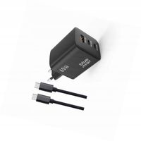 Szybka ładowarka GAN 65W kostka z kablem 3 wejścia do Xiaomi POCO M3 Pro