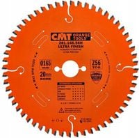 CMT PIŁA DO DREWNA LAMINATÓW I PŁYT WIÓROWYCH 165X20MM 56Z 281.166.56H