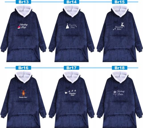 KOCOBLUZA BLUZA KOC OVERSIZE Z HAFTEM PREZENT personalizowany twój napis na Arena.pl