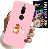 ETUI DO XIAOMI REDMI 8 - ŚMIESZNE WZORY I LOVE YOU PIESEK OBUDOWA