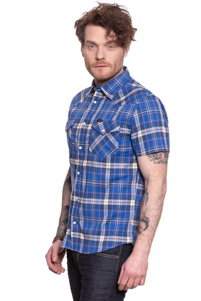 LEE SS WESTERN SUMMER BLUE L640DKNJ M zdjęcie 5