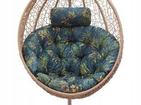 Poduszka na huśtawkę ogrodową, Wodoodporna Poducha na fotel wiszący kokon