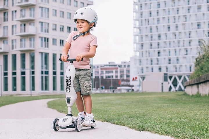 Kask rowerowy dziecięcy na hulajnogę Scoot and Ride, rozm. XXS-S, 1-5 lat zdjęcie 3
