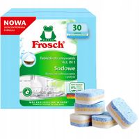 FROSCH ekologiczne EKO tabletki sodowe do zmywarki zmywarek 30 SZT ALL-IN-1