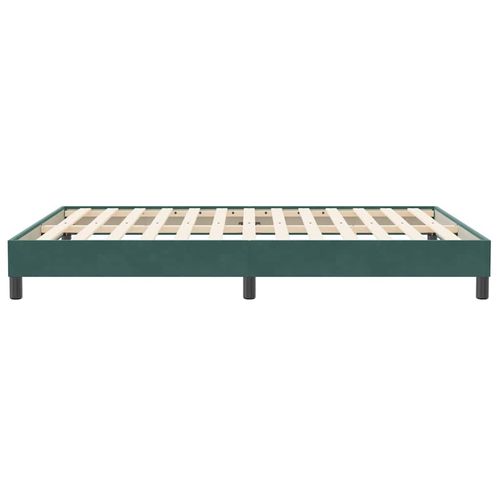 Łóżko typu Box Spring bez materaca Ciemnozielone 140x210 cm na Arena.pl