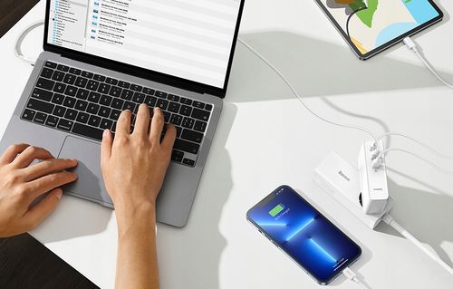 Baseus GaN5 Pro szybka ładowarka USB +2xUSB-C 140W na Arena.pl