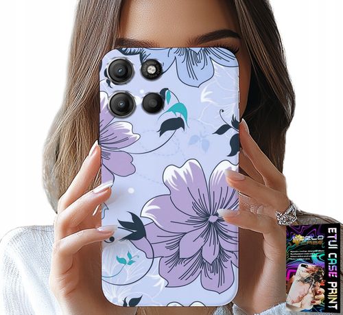 ETUI DO MOTOROLA EDGE 60 5G - KWIATKI KWIECISTE MODNE WZORY PLECKI na Arena.pl