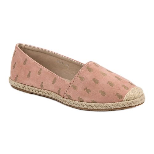 Pudrowe Espadryle W Ananasy r.41 na Arena.pl