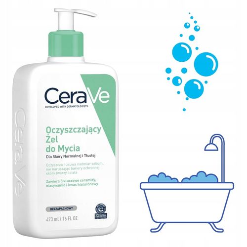 CeraVe Oczyszczający żel do mycia 473ml na Arena.pl
