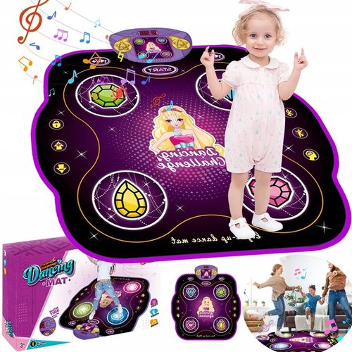 MATA DO MUZYCZNA TAŃCZENIA ZABAWKA DLA BLUETOOTH DZIECI 9 TRYBÓW GRY Z LED na Arena.pl