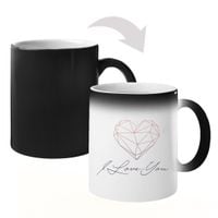 I love you - magiczny kubek z nadrukiem MIŁOŚĆ DLA MĘŻA DLA ŻONY LOVE